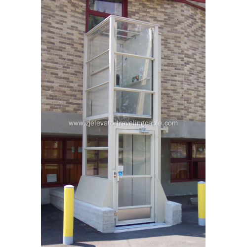 Stationary Vertical Platform Lift for Wheelchairs